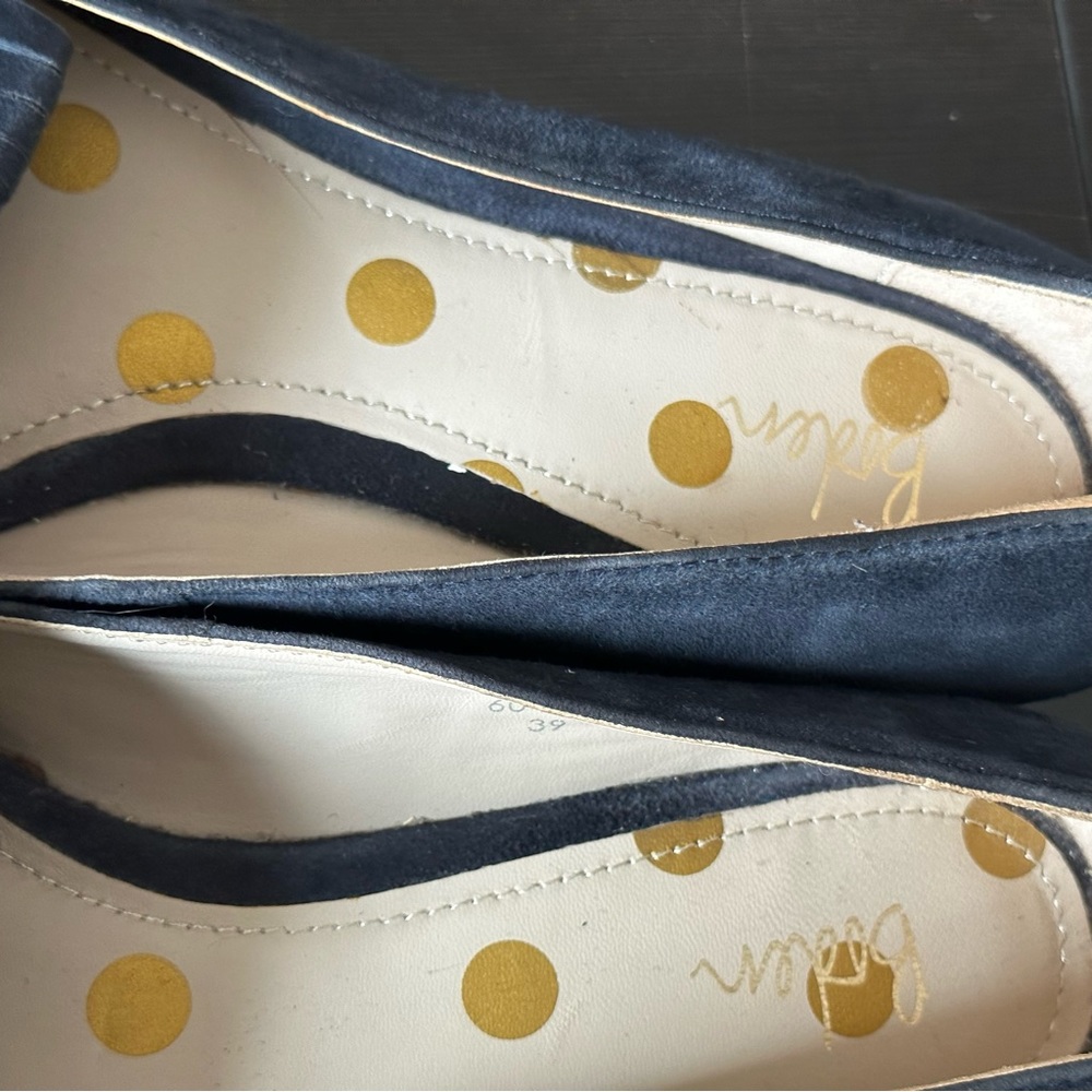 Boden Melody Fringed Loafers Navy/Red Size 8.5(39) - Picture 8 of 9